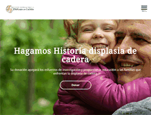 Tablet Screenshot of displasiadecadera.org
